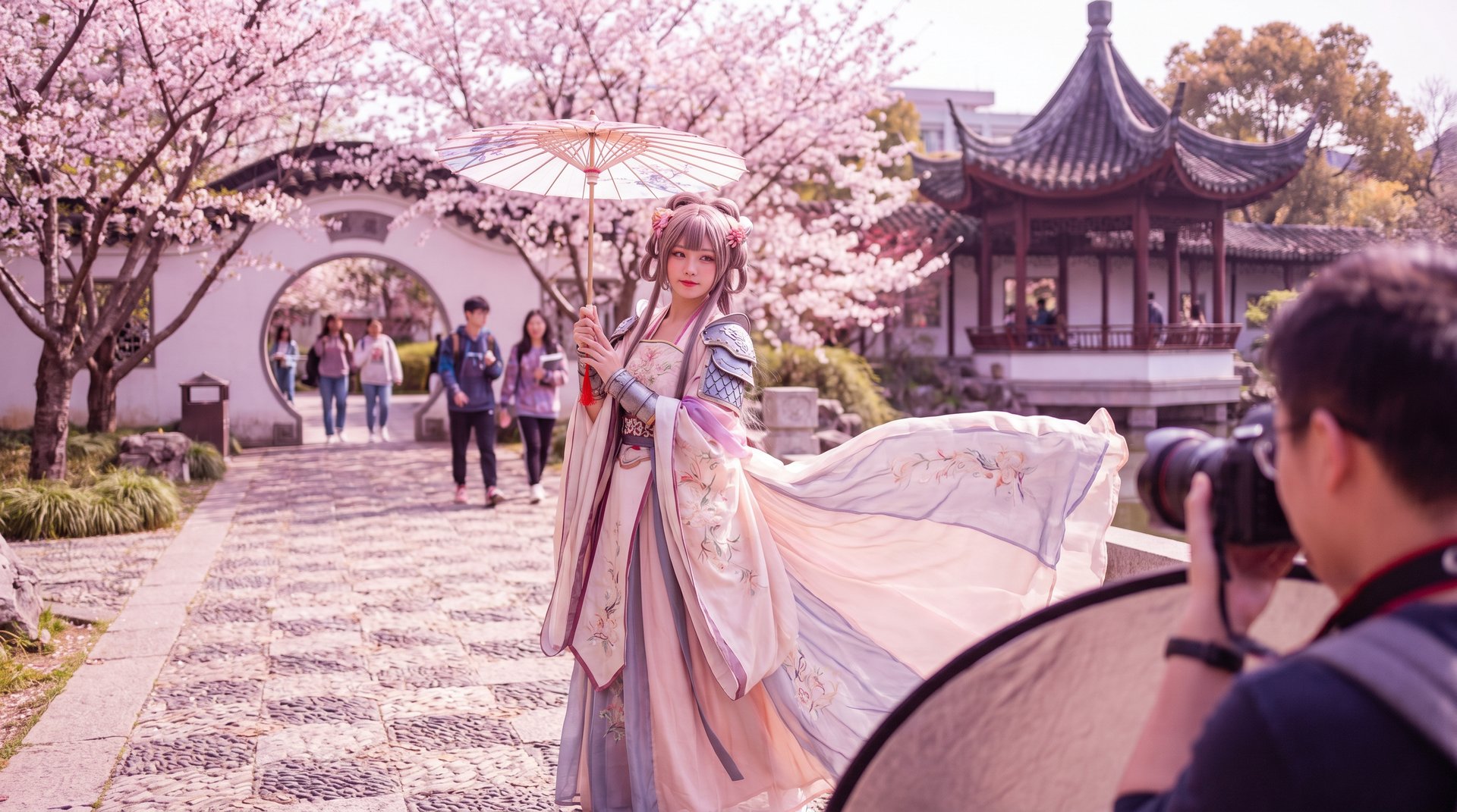 媚黑传媒：古风校园写真拍摄